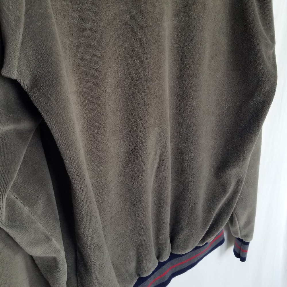 Vintage | Campus Velour V Neck Pullover - Picture 13 of 14